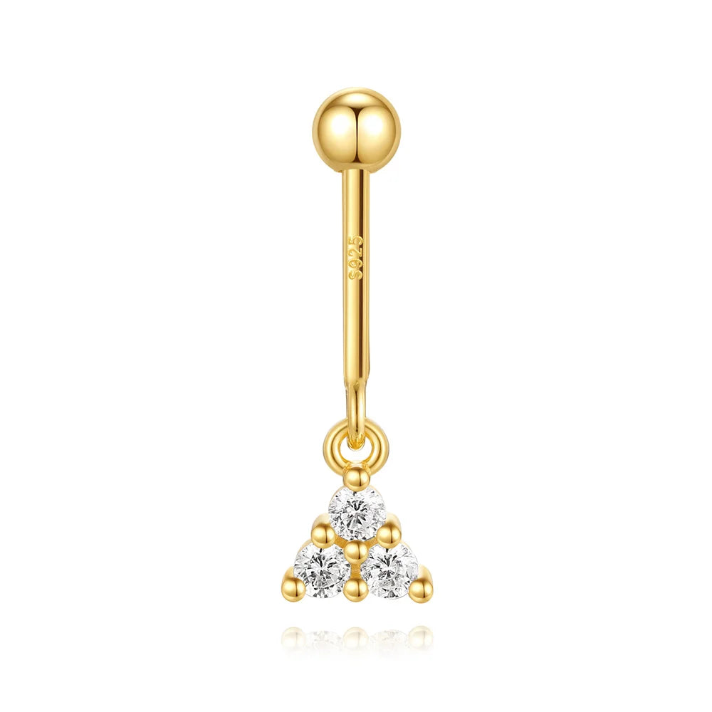 Piercing-Ohrring für Damen, S925 Sterlingsilber