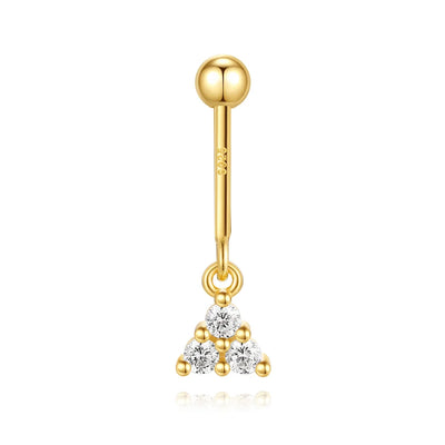 Piercing-Ohrring für Damen, S925 Sterlingsilber