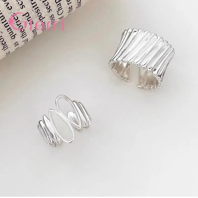 Retro- Fingerring 925 Sterlingsilber