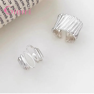 Retro- Fingerring 925 Sterlingsilber