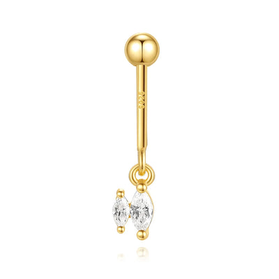Piercing-Ohrring für Damen, S925 Sterlingsilber