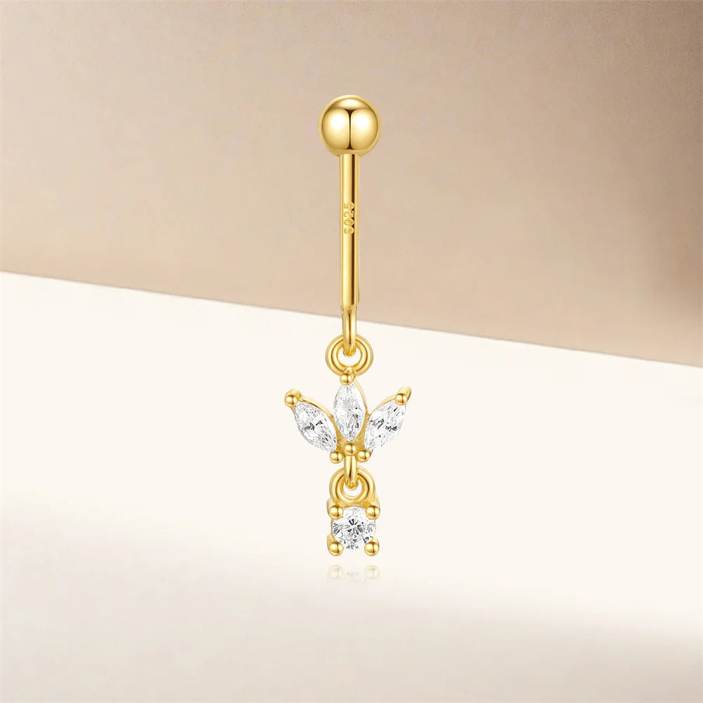 Piercing-Ohrring für Damen, S925 Sterlingsilber