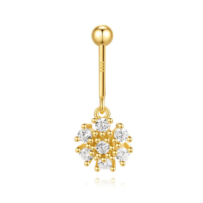 Piercing-Ohrring für Damen, S925 Sterlingsilber