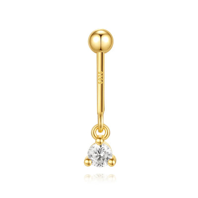 Piercing-Ohrring für Damen, S925 Sterlingsilber