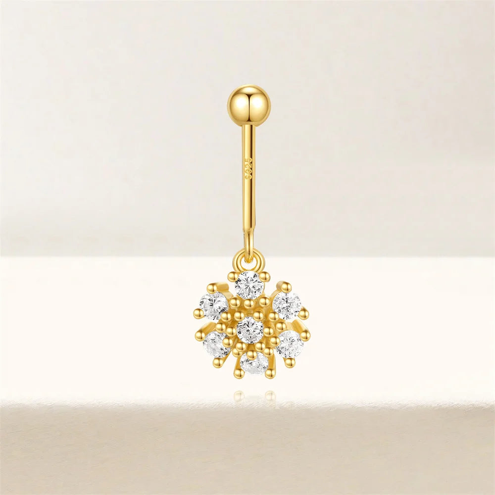 Piercing-Ohrring für Damen, S925 Sterlingsilber