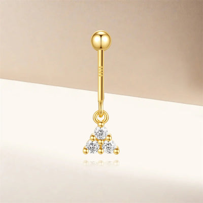 Piercing-Ohrring für Damen, S925 Sterlingsilber