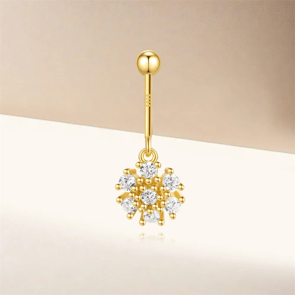 Piercing-Ohrring für Damen, S925 Sterlingsilber