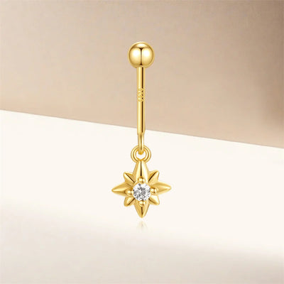 Piercing-Ohrring für Damen, S925 Sterlingsilber