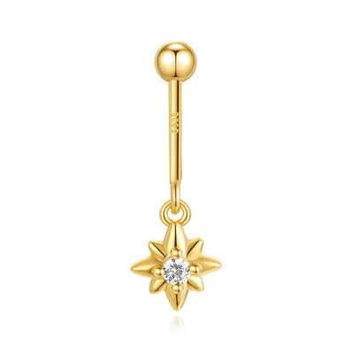 Piercing-Ohrring für Damen, S925 Sterlingsilber