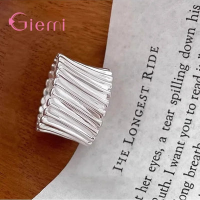 Retro- Fingerring 925 Sterlingsilber
